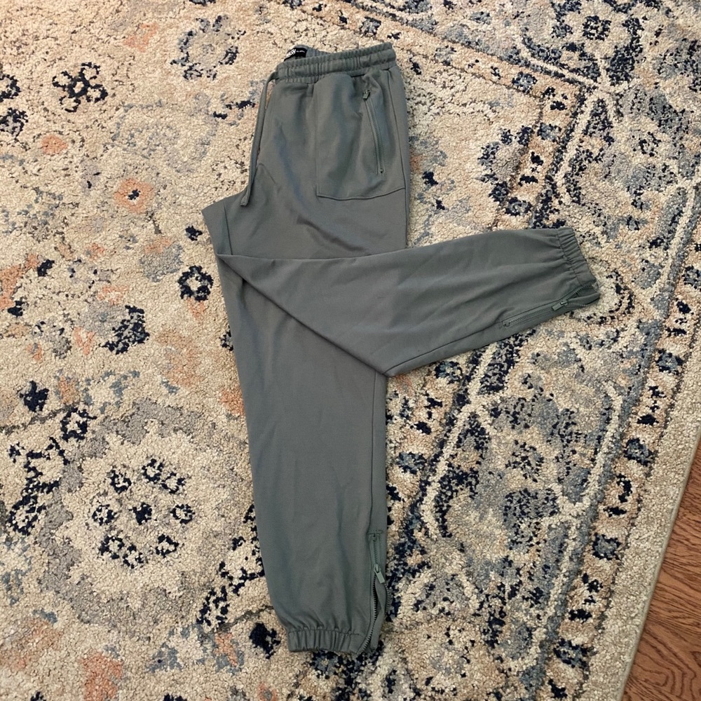 Green joggers